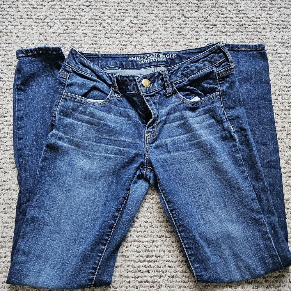 American Eagle Outfitters Blue Skinny Jeans